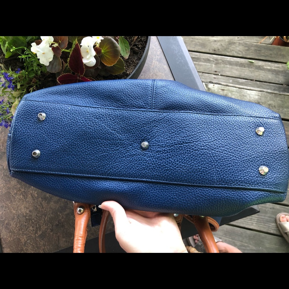 Like New Leather Valentina Handbag, Made in Italy - Picture 6 of 10